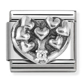 Nomination Composable Classic Link 330311/20 Heart Tree of Life in 925 Silver
